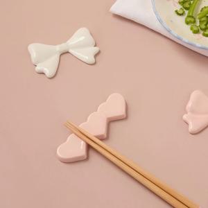 러브소르베 트리플하트 수저받침 핑크