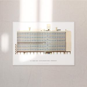 액자 Unite d`Habitation, M / 르 코르뷔지에(Le Corbusier)