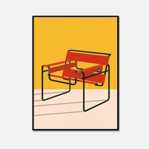 로지 파이스트 포스터액자 Wassily Chair Marcel Breuer 바실리체어 그림