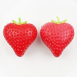 하트 딸기 모형 레드 4.8cm 과일모형