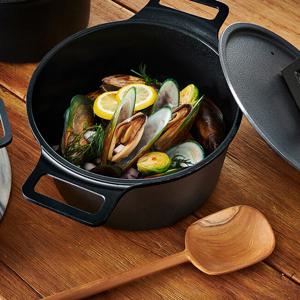 베이스팅 세라믹 코팅 주물 미니 1인용 작은 냄비 18cm