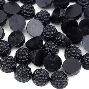 라즈베리 복분자 모형 산딸기 블랙 1.2cm 20개 모조 과일모형 UR