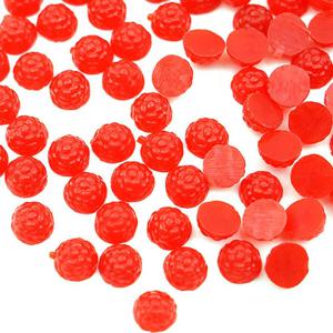 라즈베리 산딸기 복분자 모형 레드 0.7cm 20개 과일모형 UR