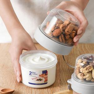 투웨이 후루츠팟 샐러드 그릭 요거트 과일컵 시리얼 소풍 도시락통 밀프랩