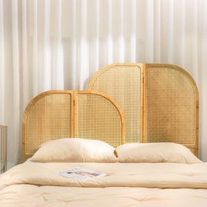 라탄 원목파티션 이동식 접이식 가림막 파티션 침대헤드보드