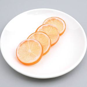 오리지널 슬라이스 오렌지 모형 5cm 4개 과일모형 UR