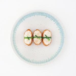 모에기 원형 브런치 접시 25cm