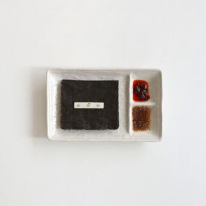 코나 화이트 회접시 나눔접시 3구