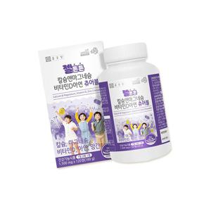 젤튼튼 칼슘앤마그네슘 비타민D 아연 츄어블 1500mg*120정