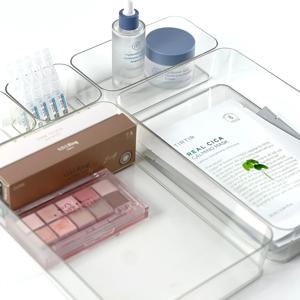6종/5종/4종세트 서랍 정리 트레이 투명 수납함 다용도 아크릴 칸막이 정리함
