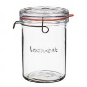 원두 보관 유리 밀폐 용기 수제청 잼 병 푸드자 1000ml