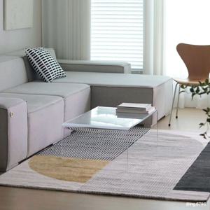 오브제 옐로우 단모 거실 대형 러그 카페트 3size