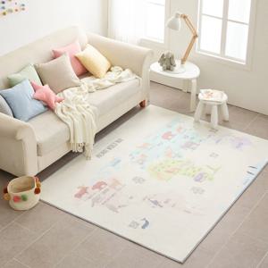 애니멀맵 키즈 놀이방 매트 거실 카페트 러그 100x150/150x200