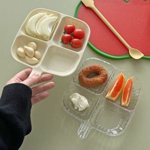 레디 4구 분할접시 가벼운 4구트레이 4칸 나눔접시 찬기