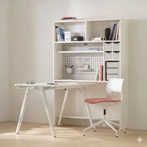 버튼 스위블 의자(글라이드,좌판패딩)