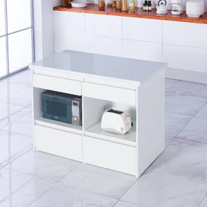 하스트 서랍넷 아일랜드 식탁 홈바 전자렌지 수납장 테이블 인조대리석 선반 주방수납장