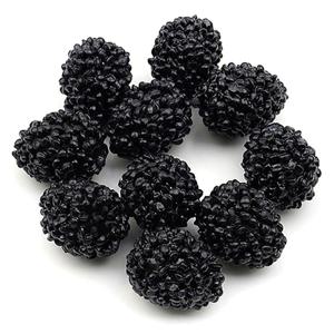 고급형 블랙 베리 산딸기 모형 3.2cm 10개 과일모형