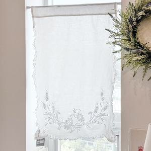 그레나딘 자수 창바란스 커튼-화이트 (CBMV17-WH)