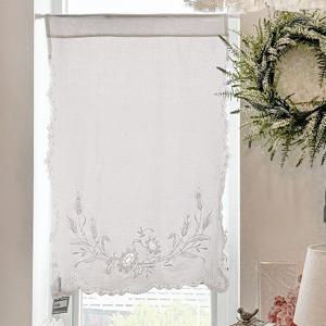 그레나딘 자수 창바란스 커튼-그레이 (CBMV17-GY)