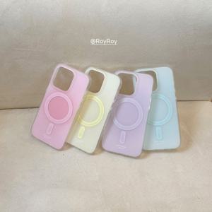 MADE soft things 매트 젤하드 파스텔 맥세이프 아이폰케이스