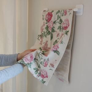 일본 린넨 혼방 사중 거즈 글로리아 로즈 페이스 타월 세수수건