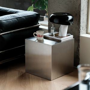 스테인리스 큐브 디자인 협탁 테이블