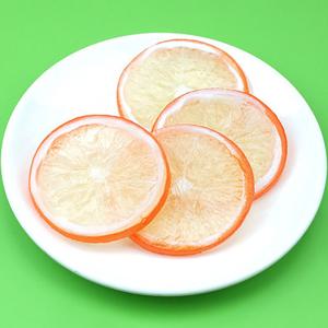 고급형 슬라이스 오렌지 모형 7.5cm 4개 과일모형 UR