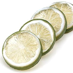 슬라이스 라임 모형 그린 5cm 4개 과일모형 UR