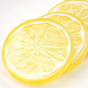 조각 슬라이스 레몬 모형 옐로우 5cm 5개 과일모형 UR