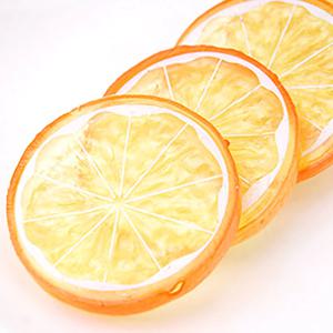 슬라이스 오렌지 모형 조각 5cm 5개 과일모형 UR