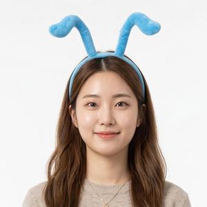 개미더듬이 머리띠 블루 파랑 곤충 머리테 이벤트 행사 소품 응원 도구 인싸템 캐릭터 머리띠