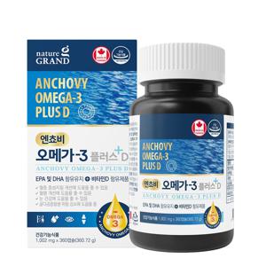 엔쵸비 오메가3 플러스 D 1002mg 360캡슐