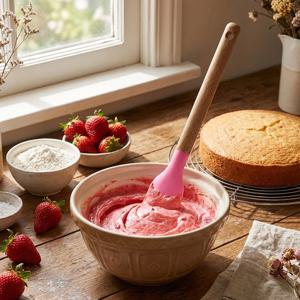 [샐러드리x에바솔로] 실리콘 스파츄라 미니 핑크