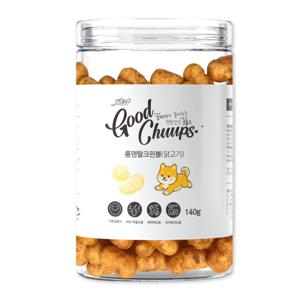 강아지간식 롱덴탈크린볼 닭고기 오리고기 연어고기 소고기 140g x 2개입