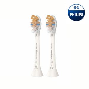 소닉케어 A3 프리미엄 올인원 칫솔모 화이트 2개입 HX9092/14