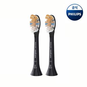 소닉케어 A3 프리미엄 올인원 칫솔모 블랙 2개입 HX9092/91