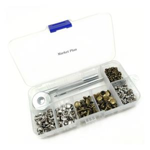 똑딱이 단추 양면 리벳 공구 키트