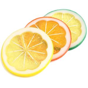 슬라이스 레몬 라임 오렌지 모형 5.8cm 과일모형 UR