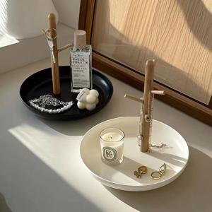 감성 인테리어 우드 소품 트레이 현관 주방 욕실 정리 선반 악세사리 차키 주얼리 보관함