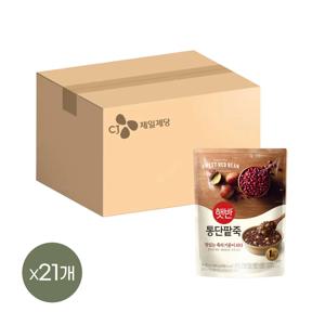 햇반죽 소프트밀 통단팥죽 420g*21개 비비고죽 리뉴얼