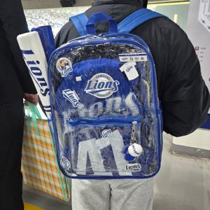 가벼운 투명 백팩 방수 PVC 직관야구장 가방