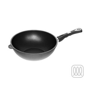 [해외] 주물 웍 팬 28cm 높이 11cm 인덕션용