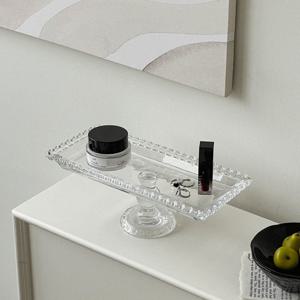 악세사리 유리 트레이 오브제 반지 차키 소품 받침 직사각