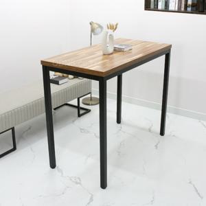 집성목 디자인 1200 x 600 밤부 코팅 상판 철재 조립식 키높이 컴퓨터 스탠딩 책상