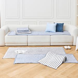 풍기인견 소파패드 스트라이프 3 size 2 color