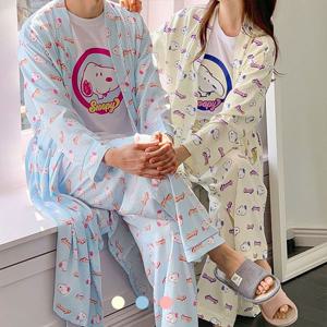 스누피 로브가운 파자마 호캉스 샤워가운