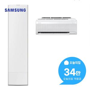 [렌탈] 무풍콤보 2in1에어컨 20평형 66m2+6평형 19m2 AF80F20D28WRS