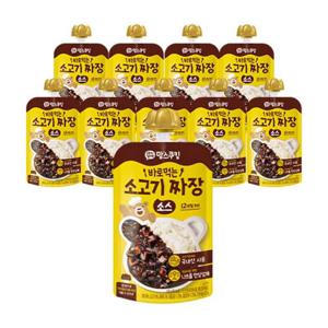 아이꼬야 맘스쿠킹 바로먹는 소고기 짜장소스 100g 10개