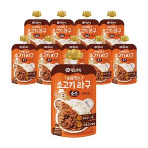 아이꼬야 맘스쿠킹 바로먹는 소고기 라구소스 100g 10개