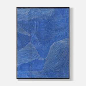 미니멀 색채 추상화 거실 인테리어 대형 그림액자 BLUE_A